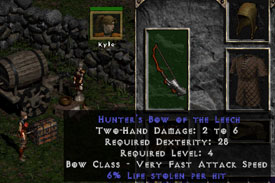 hunter's bow of the leech