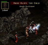 bone hawk hawking