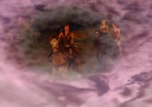 watching xena, gabrielle and eve